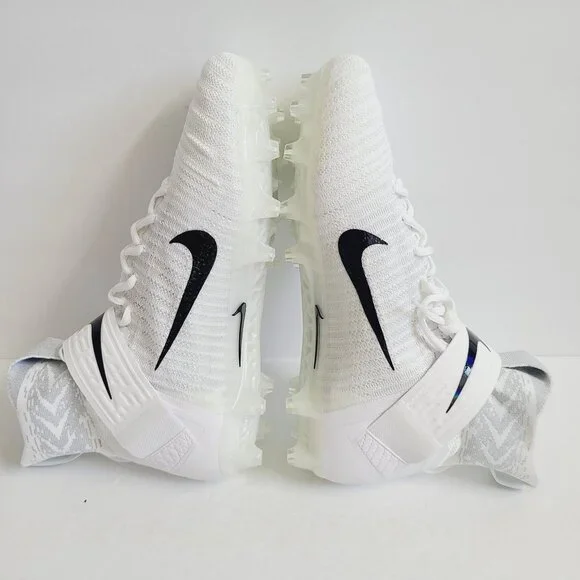NEW Nike Alpha Menace Elite 2 Football Cleats BV3298-100 Size 12.5 Wide White